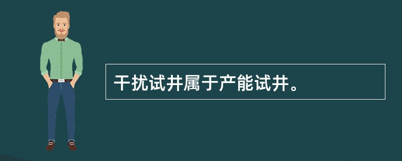 干扰试井属于产能试井。