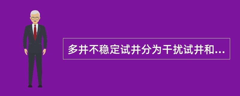 多井不稳定试井分为干扰试井和脉冲试井。