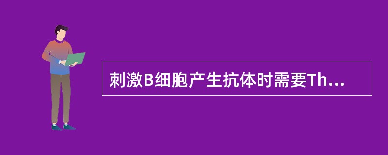 刺激B细胞产生抗体时需要Th细胞辅助的抗原是（）