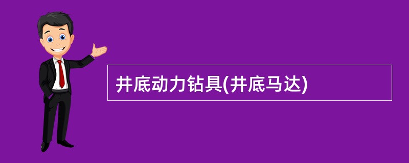 井底动力钻具(井底马达)