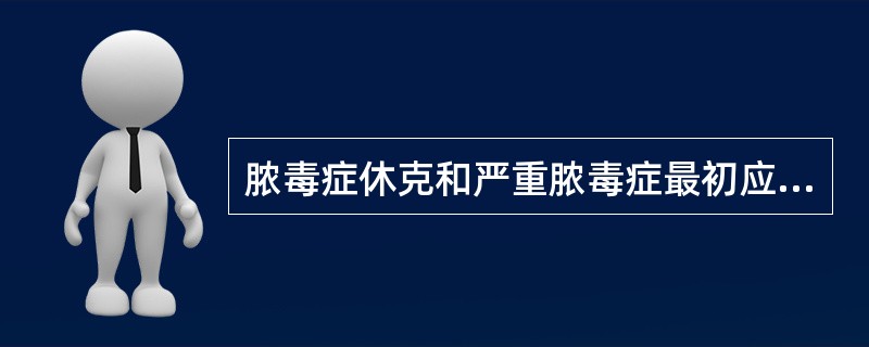 脓毒症休克和严重脓毒症最初应用抗生素的时间要求在几小时以内（）。