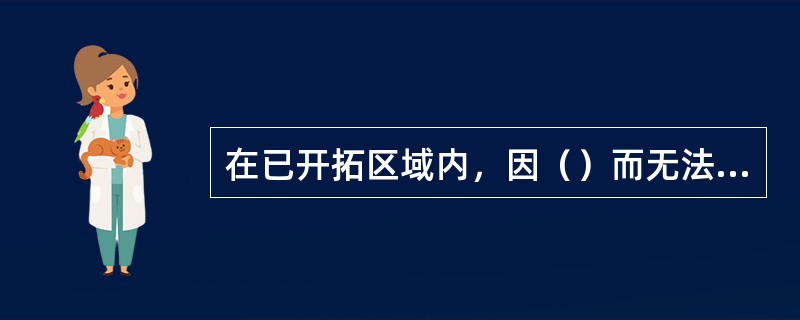 在已开拓区域内，因（）而无法开采的煤层或块段，应申报地质损失。