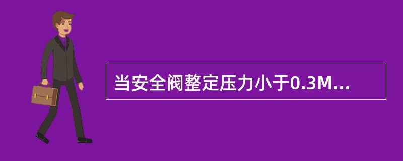 当安全阀整定压力小于0.3Mpa时，密封性能试验压力应当比整定压力低（）Mpa。