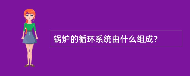 锅炉的循环系统由什么组成？