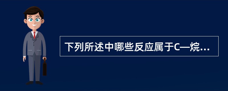 下列所述中哪些反应属于C―烷基化工艺（）。