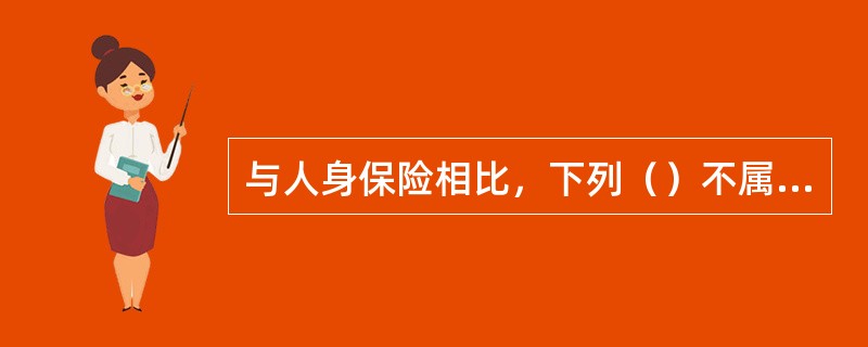 与人身保险相比，下列（）不属于财产损失保险的保险利益的特殊性。