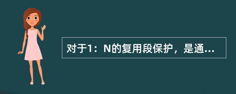 对于1：N的复用段保护，是通过STM-N信号复用段开销中的那几个字节的通信完成自