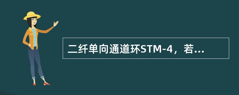 二纤单向通道环STM-4，若该环由（）个节点组成，则网上的最大业务容量是（）话路