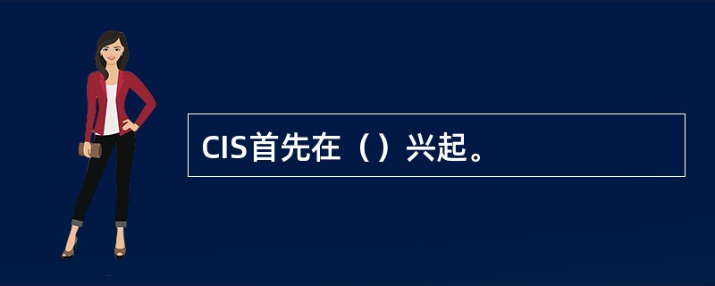 CIS首先在（）兴起。