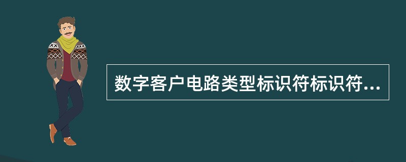 数字客户电路类型标识符标识符为PG的用户是（）。