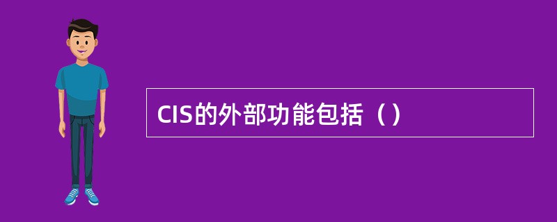 CIS的外部功能包括（）