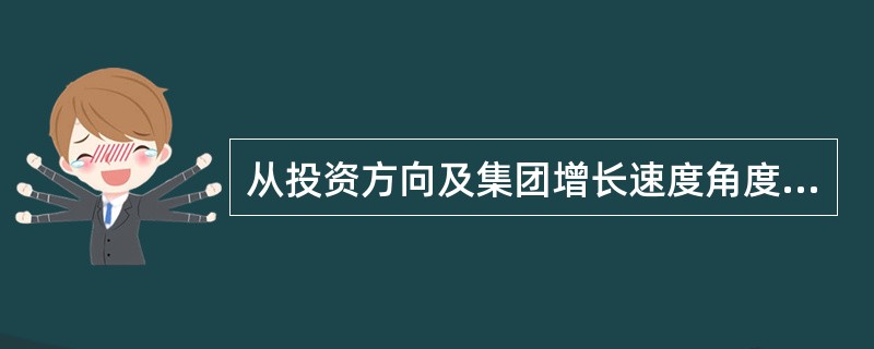 从投资方向及集团增长速度角度，企业集团投资战略大体包括的类型（）。