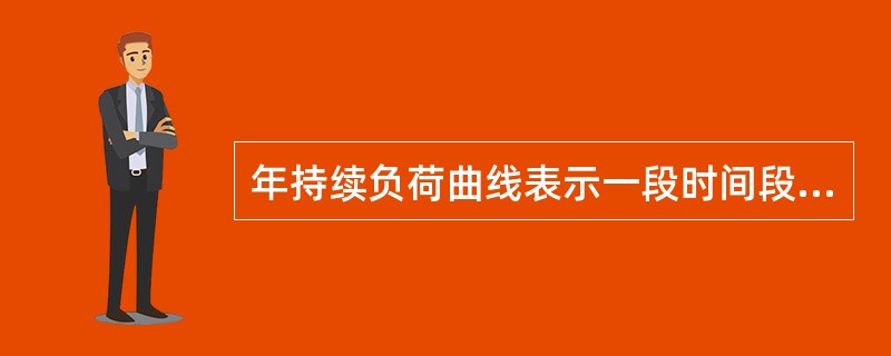 年持续负荷曲线表示一段时间段内，负荷大小和（）的关系。