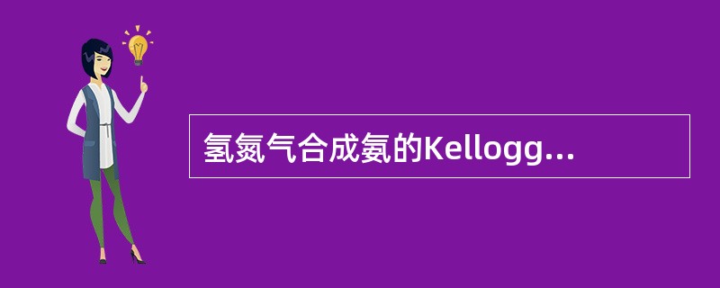 氢氮气合成氨的Kellogg流程，回答问题：