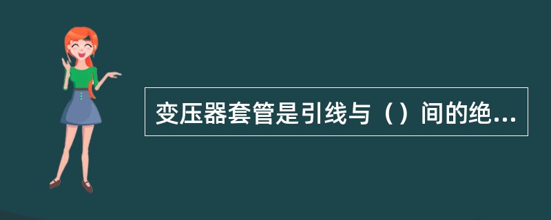 变压器套管是引线与（）间的绝缘。