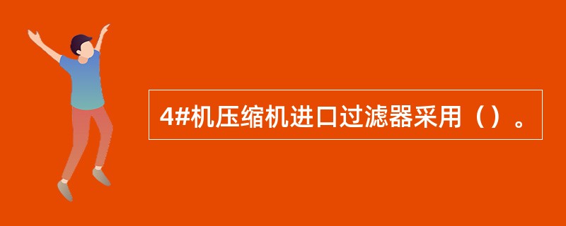 4#机压缩机进口过滤器采用（）。