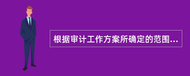 根据审计工作方案所确定的范围、要点和步骤，运用各种审计方法，用以形成审计结论的是