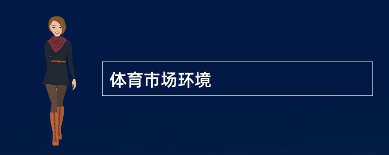 体育市场环境