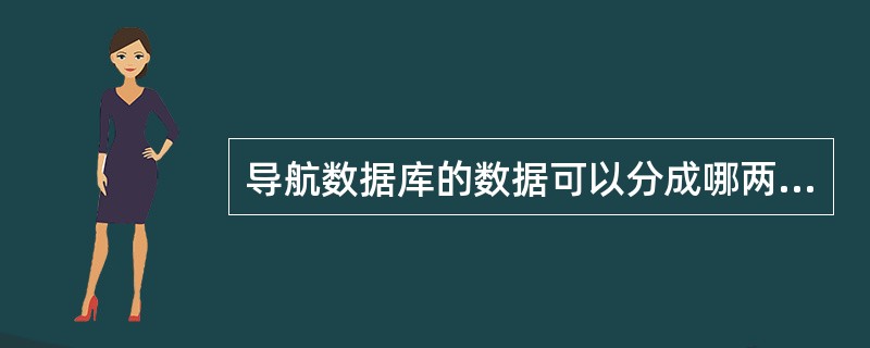 导航数据库的数据可以分成哪两大类（）.