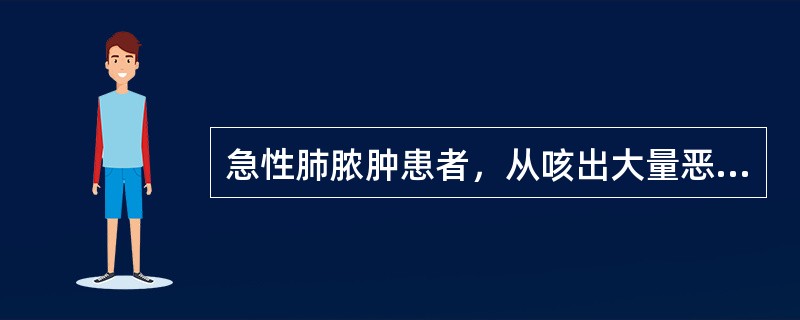 急性肺脓肿患者，从咳出大量恶臭脓痰，可估计致病菌主要是（）