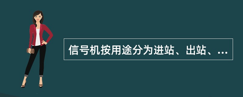 信号机按用途分为进站、出站、通过、进路、预告、接近、遮断、驼峰、驼峰辅助、复式、