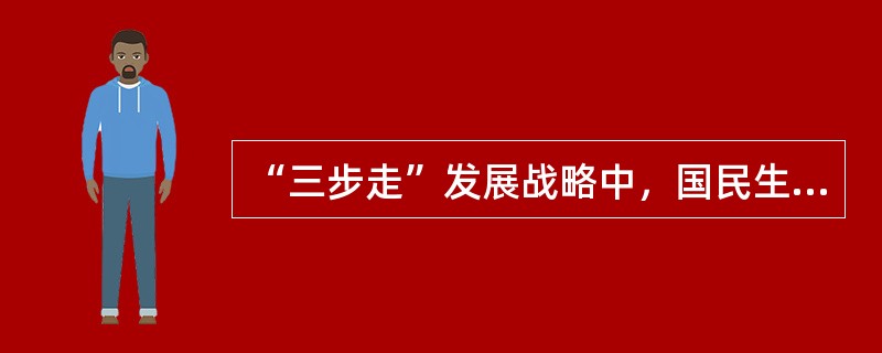 “三步走”发展战略中，国民生产总值的计算起点是（）。