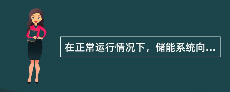 在正常运行情况下，储能系统向电网调度部门提供的信息应包括（）。