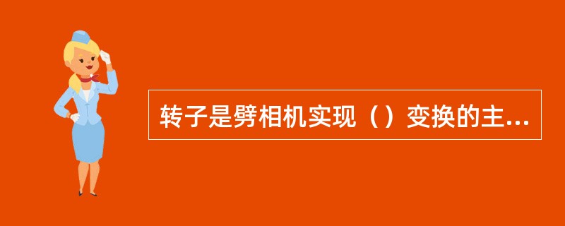 转子是劈相机实现（）变换的主要部件。