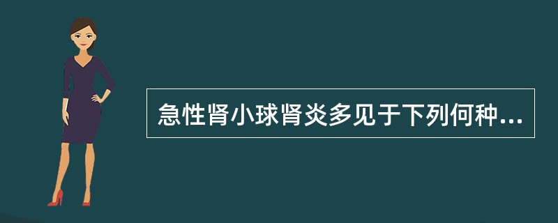 急性肾小球肾炎多见于下列何种细菌感染后（）