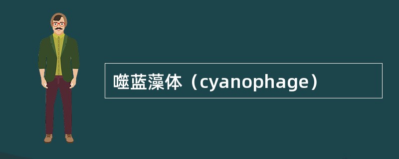噬蓝藻体（cyanophage）