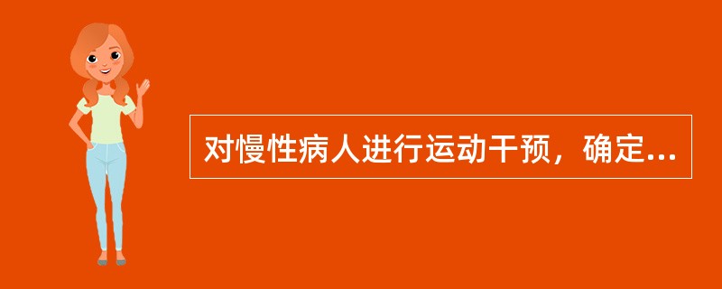 对慢性病人进行运动干预，确定运动强度时不适宜选用的方法是（）。