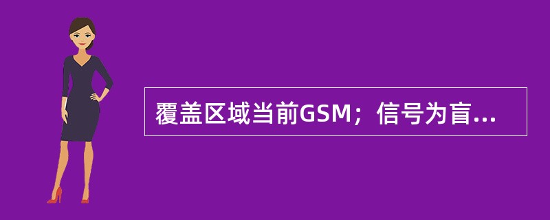 覆盖区域当前GSM；信号为盲区，采用直放站覆盖后，覆盖区域信号强度较强，但手机上