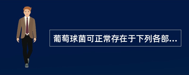 葡萄球菌可正常存在于下列各部位，除了（）