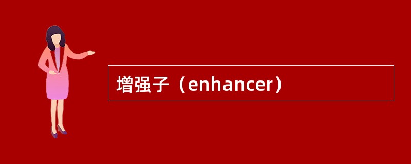 增强子（enhancer）
