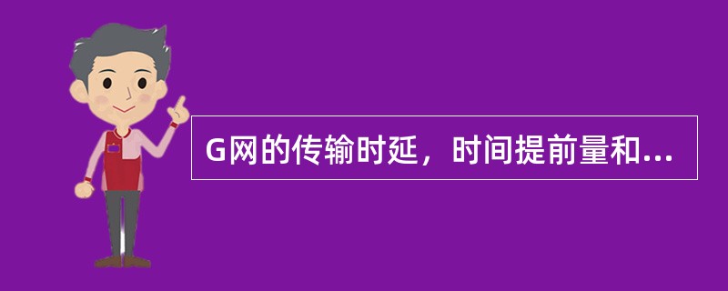 G网的传输时延，时间提前量和最大小区半径的限制？