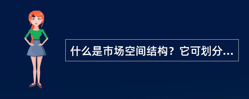 什么是市场空间结构？它可划分为哪几类市场？