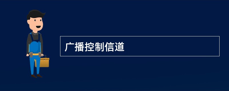 广播控制信道