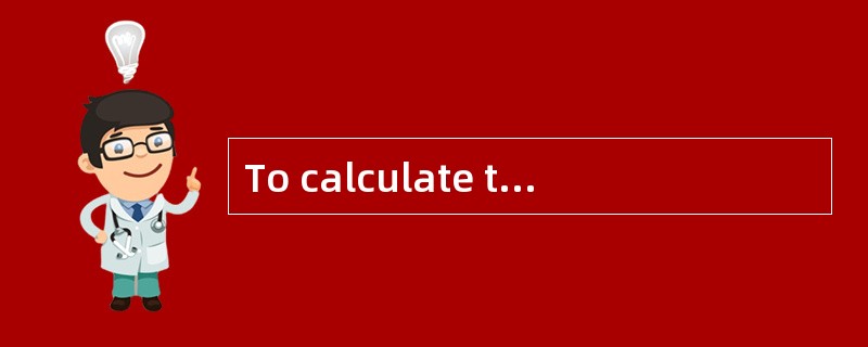 To calculate the free surface correction