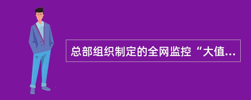 总部组织制定的全网监控“大值班”制度主要适用于（）监控部门之间。