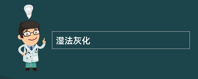 湿法灰化