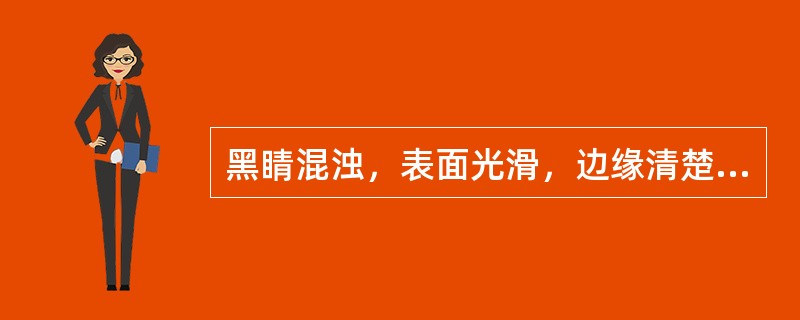 黑睛混浊，表面光滑，边缘清楚，基底干净，荧光素染色阴性，病变处于静止状况称（）