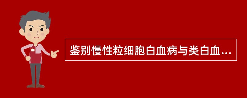 鉴别慢性粒细胞白血病与类白血病反应的要点是（）
