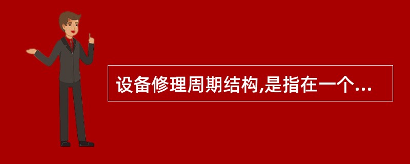 设备修理周期结构,是指在一个大修周期内,各类修理的( )。