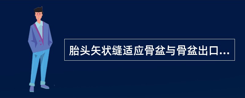 胎头矢状缝适应骨盆与骨盆出口前后径一致的动作称为