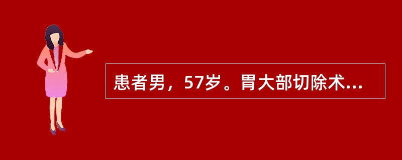 患者男，57岁。胃大部切除术后出现头晕、乏力。查Hb80g£¯L，其贫血的原因是