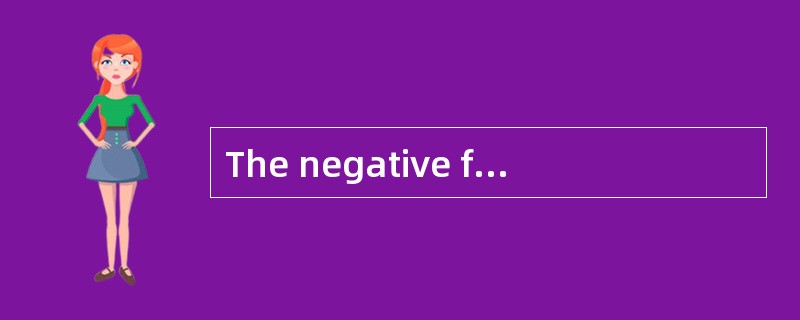 The negative feelings generated during t