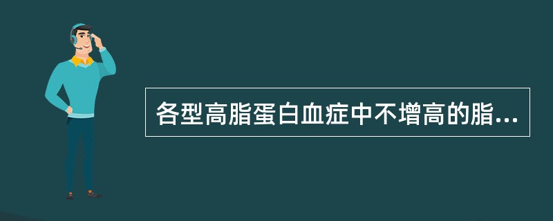 各型高脂蛋白血症中不增高的脂蛋白是A、HDLB、IDLC、CMD、VLDLE、L