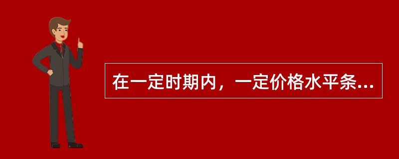 在一定时期内，一定价格水平条件下，消费者愿意并且能够购买某种物品数量称为A、需要