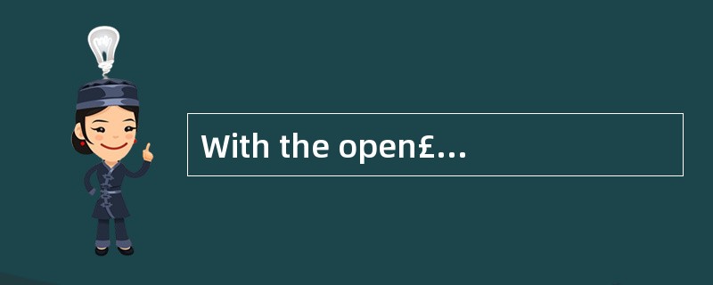 With the open£­access publishing model,