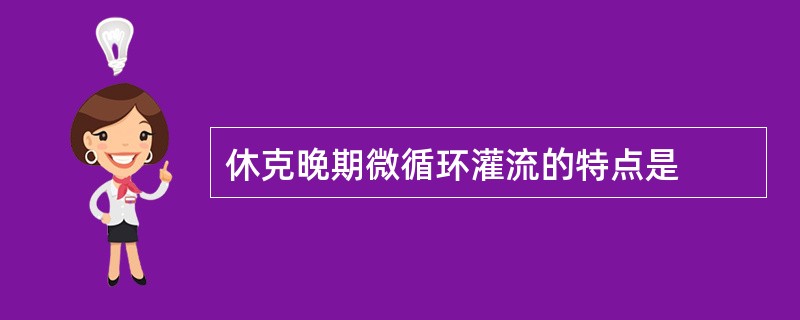 休克晚期微循环灌流的特点是